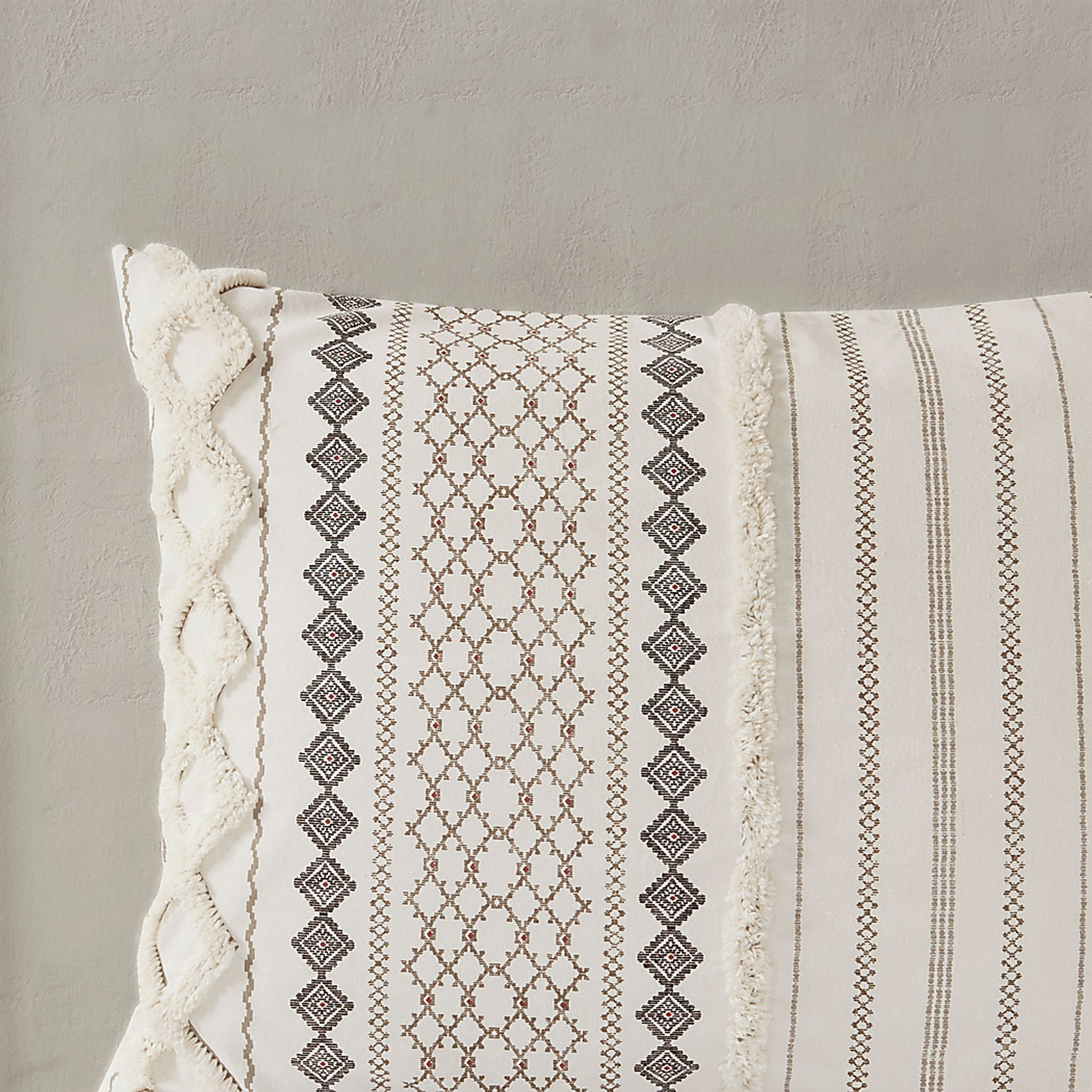 Plaen Ivory 3 Pc King/California King Duvet Set - Image 9