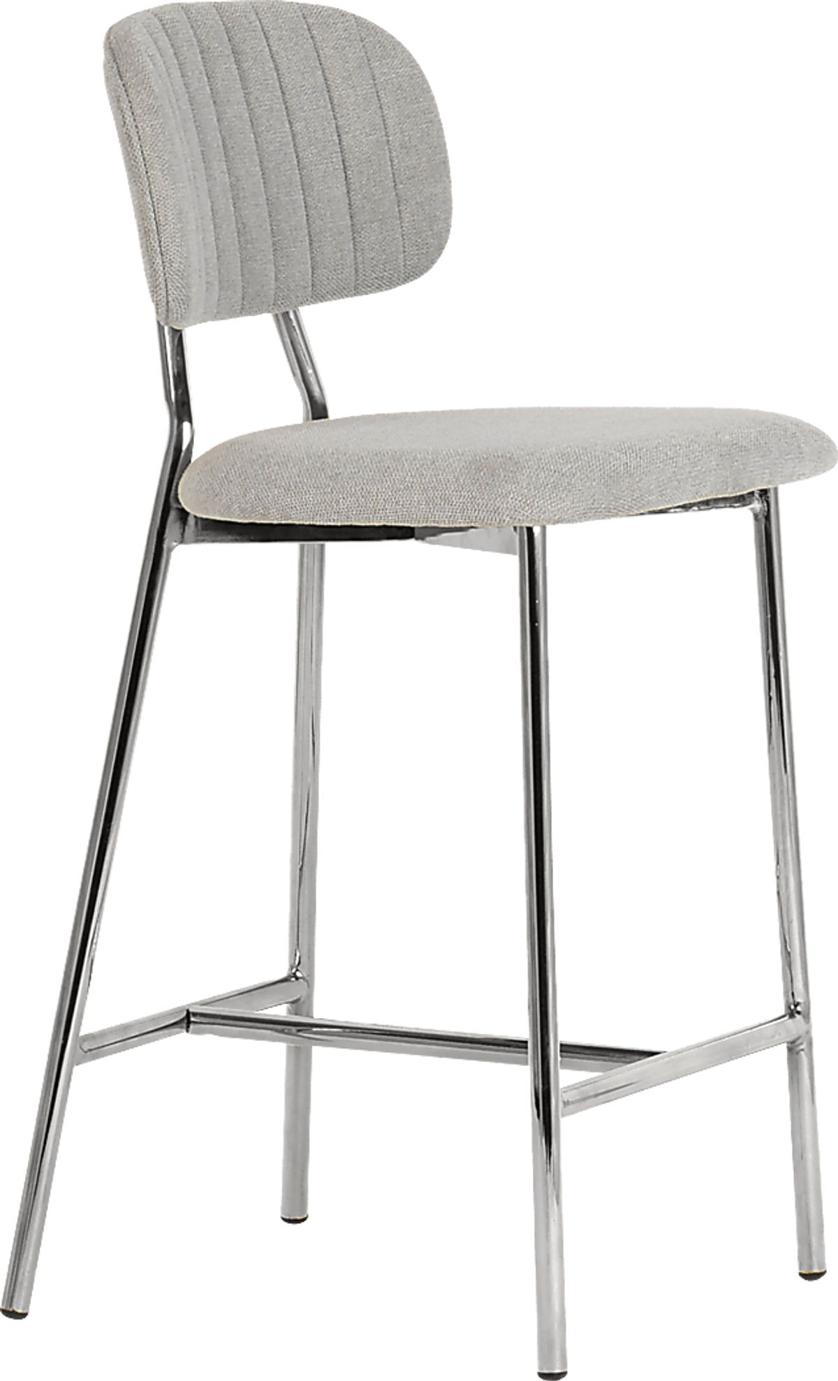 Plagmann Gray Nylon,Polyester Fabric Counter Stool, Set Of 2 | Rooms to Go
