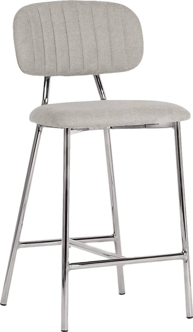 Plagmann Gray Counter Stool, Set of 2 - Thumbnail - Image 1