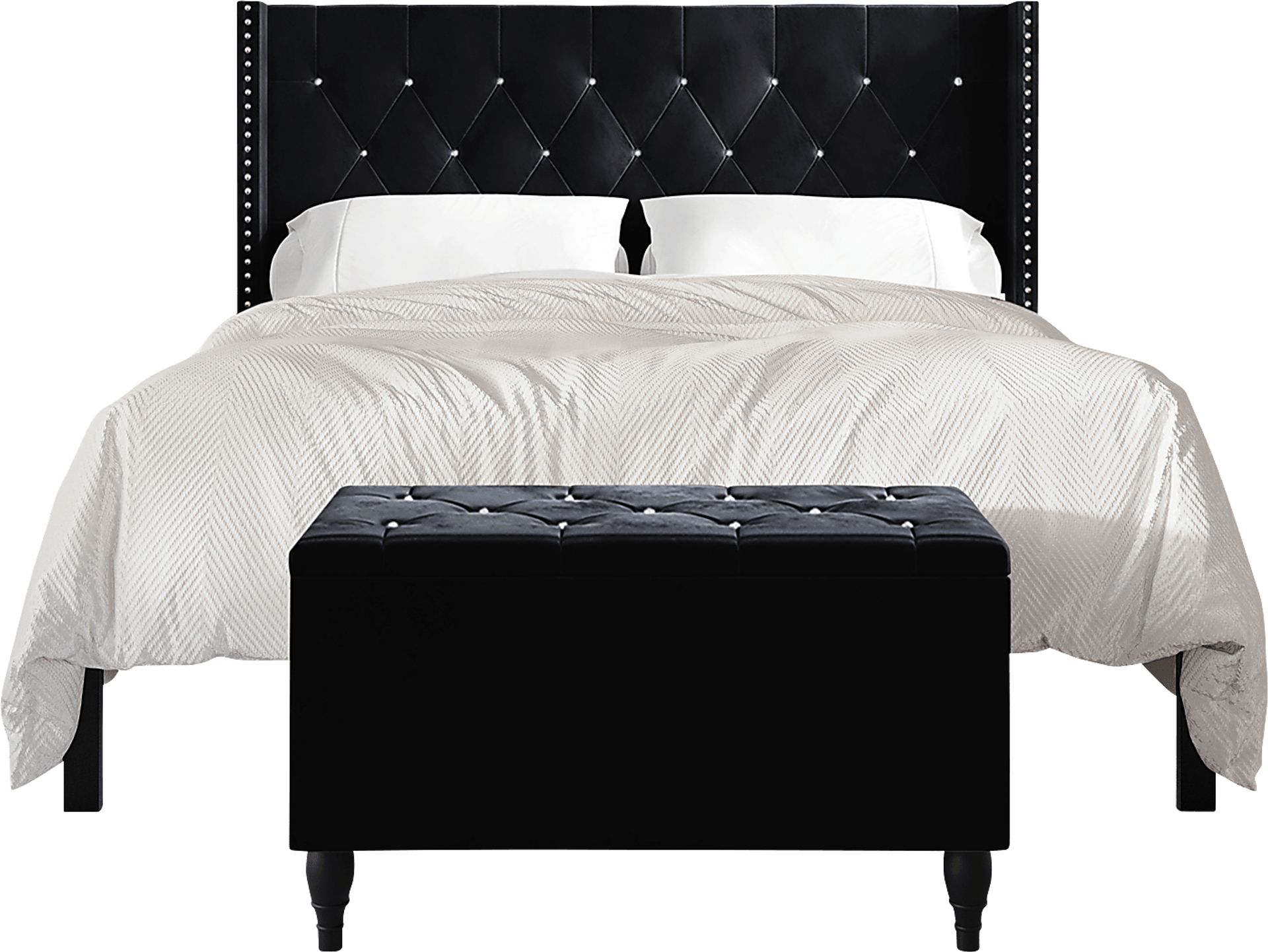 Plaisend Black King Bed - Image 4