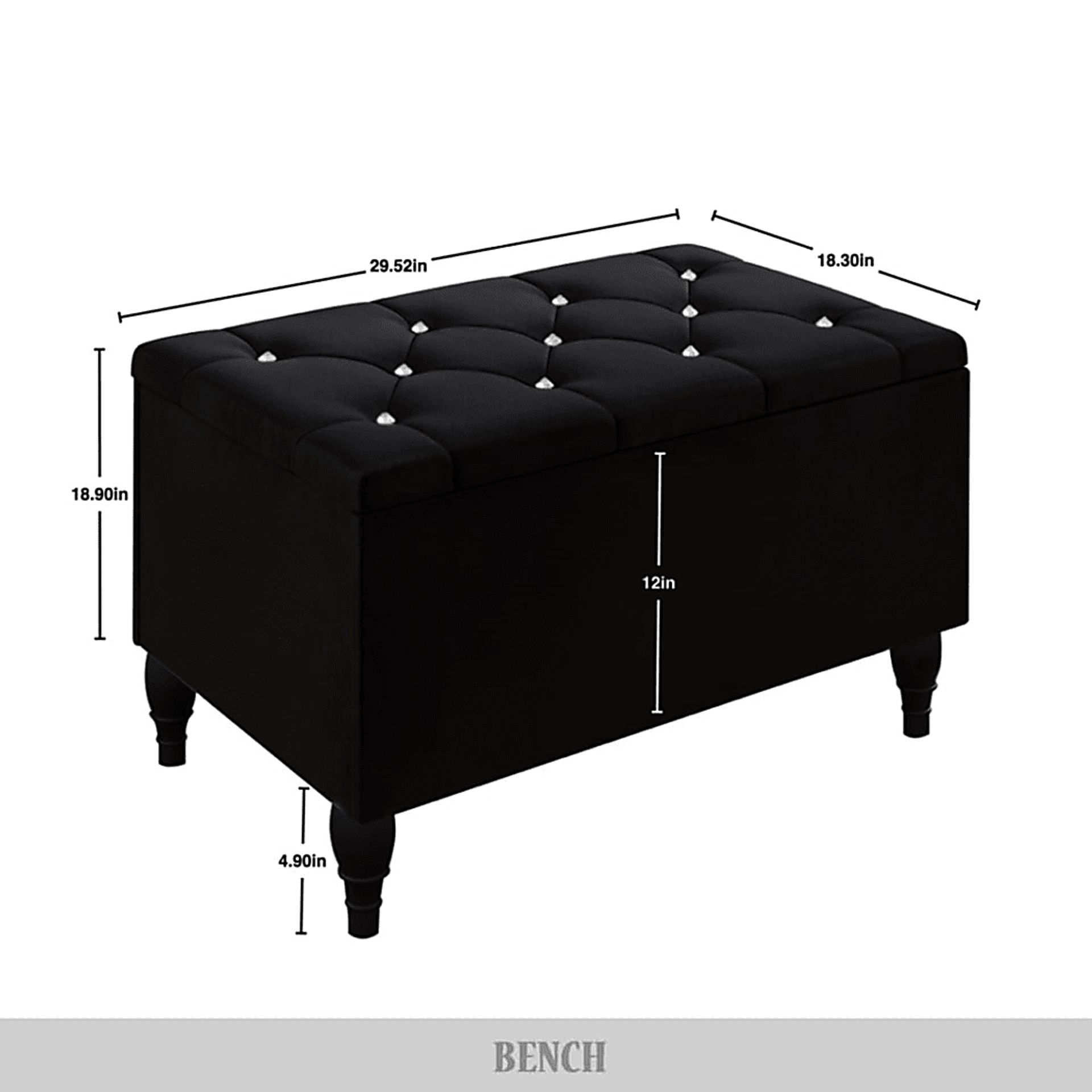 Plaisend Black King Bed - Image 5