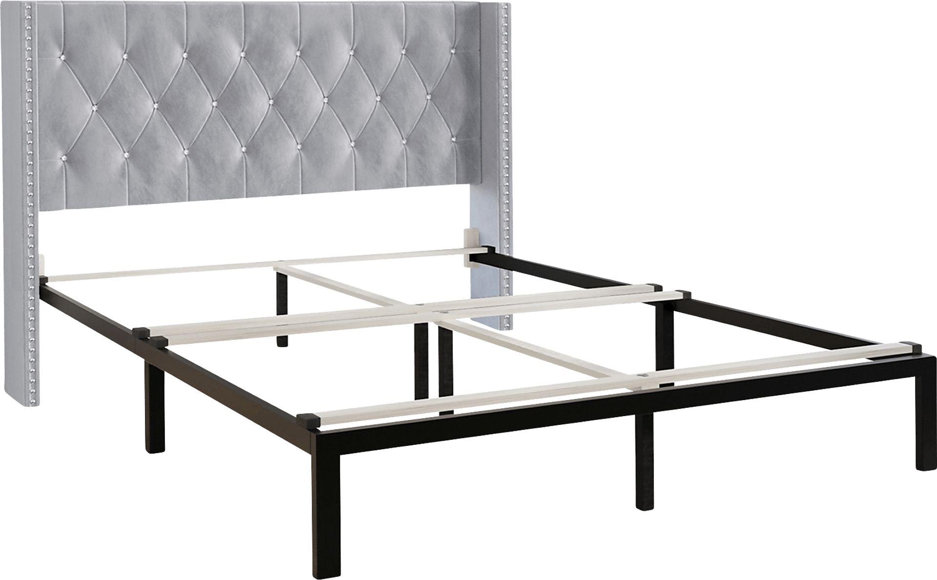 Plaisend Gray King Bed - Image 3