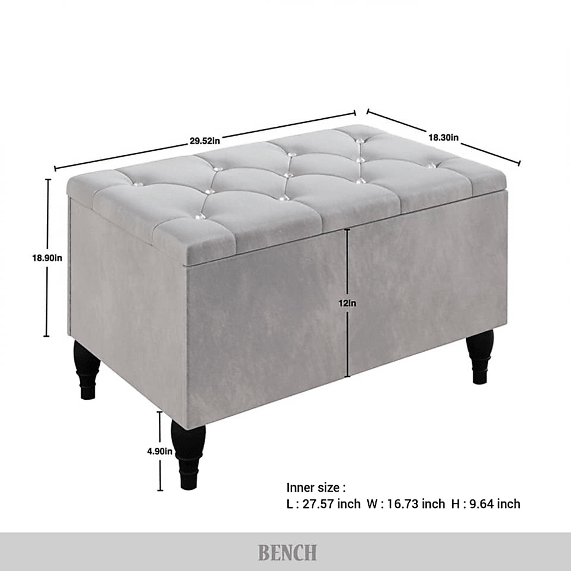 Plaisend Gray King Bed - Image 5