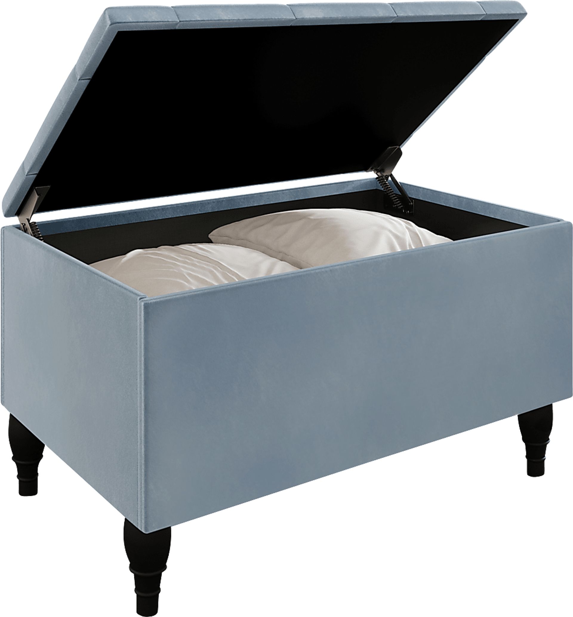 Plaisend Light Blue Full Bed - Image 6