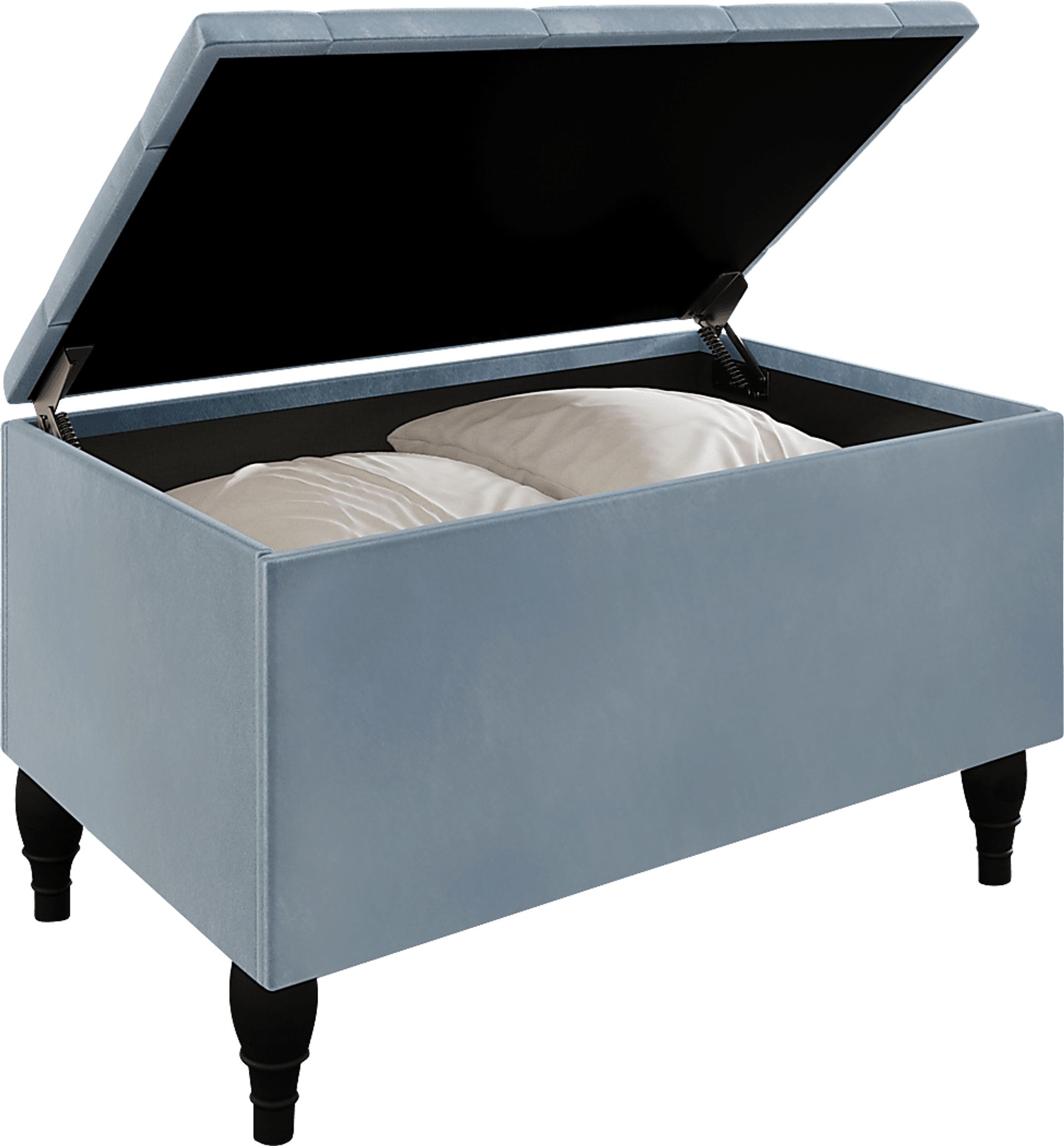 Plaisend Light Blue Queen Bed - Image 4