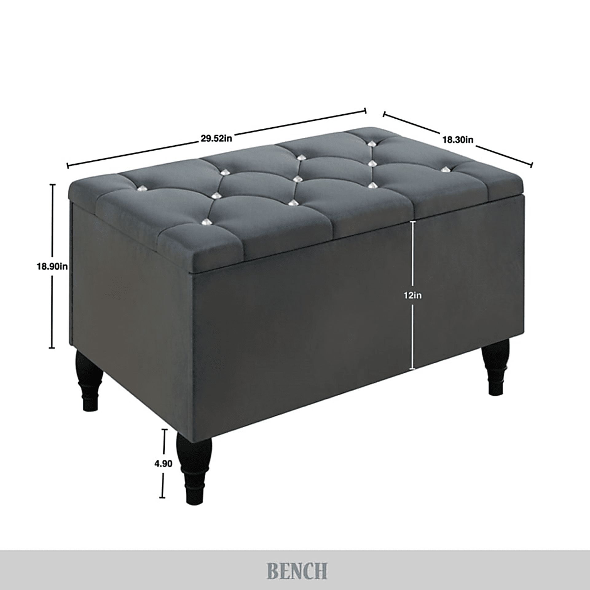 Plaisend Light Gray King Bed - Image 5
