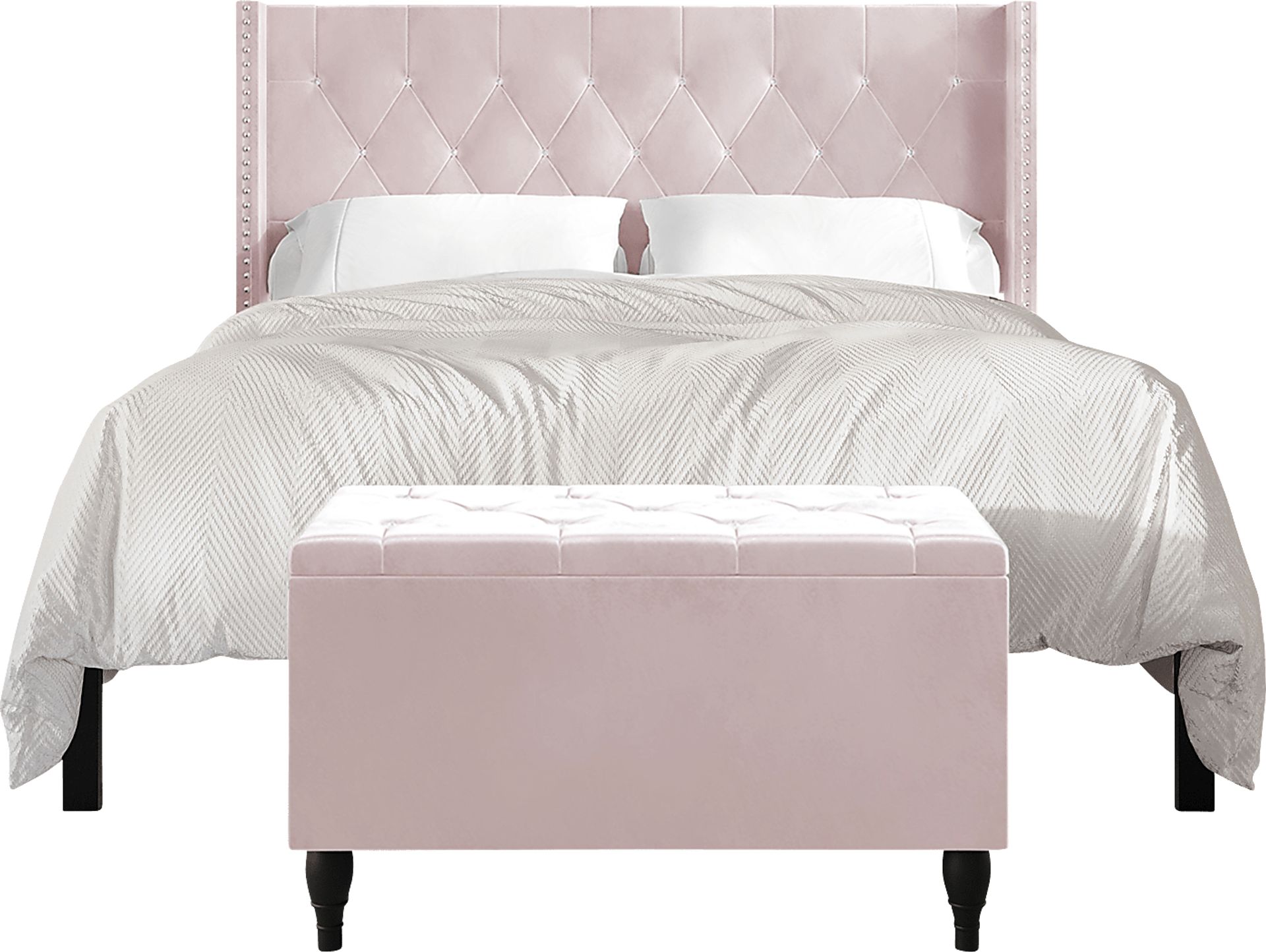 Plaisend Light Pink Full Bed - Image 8
