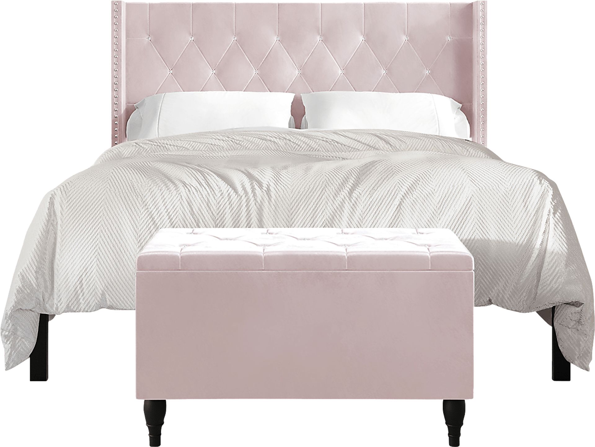 Plaisend Light Pink King Bed - Image 7