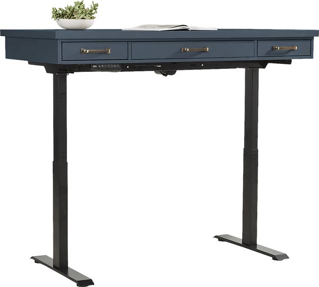 Planefield Blue 2 Pc Adjustable Desk - Thumbnail - Image 2