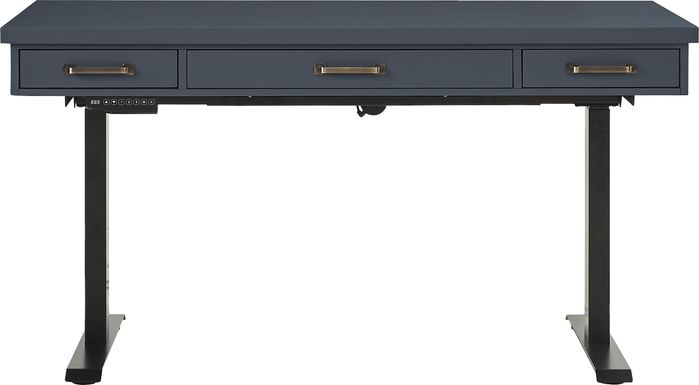 Planefield Blue 2 Pc Adjustable Desk