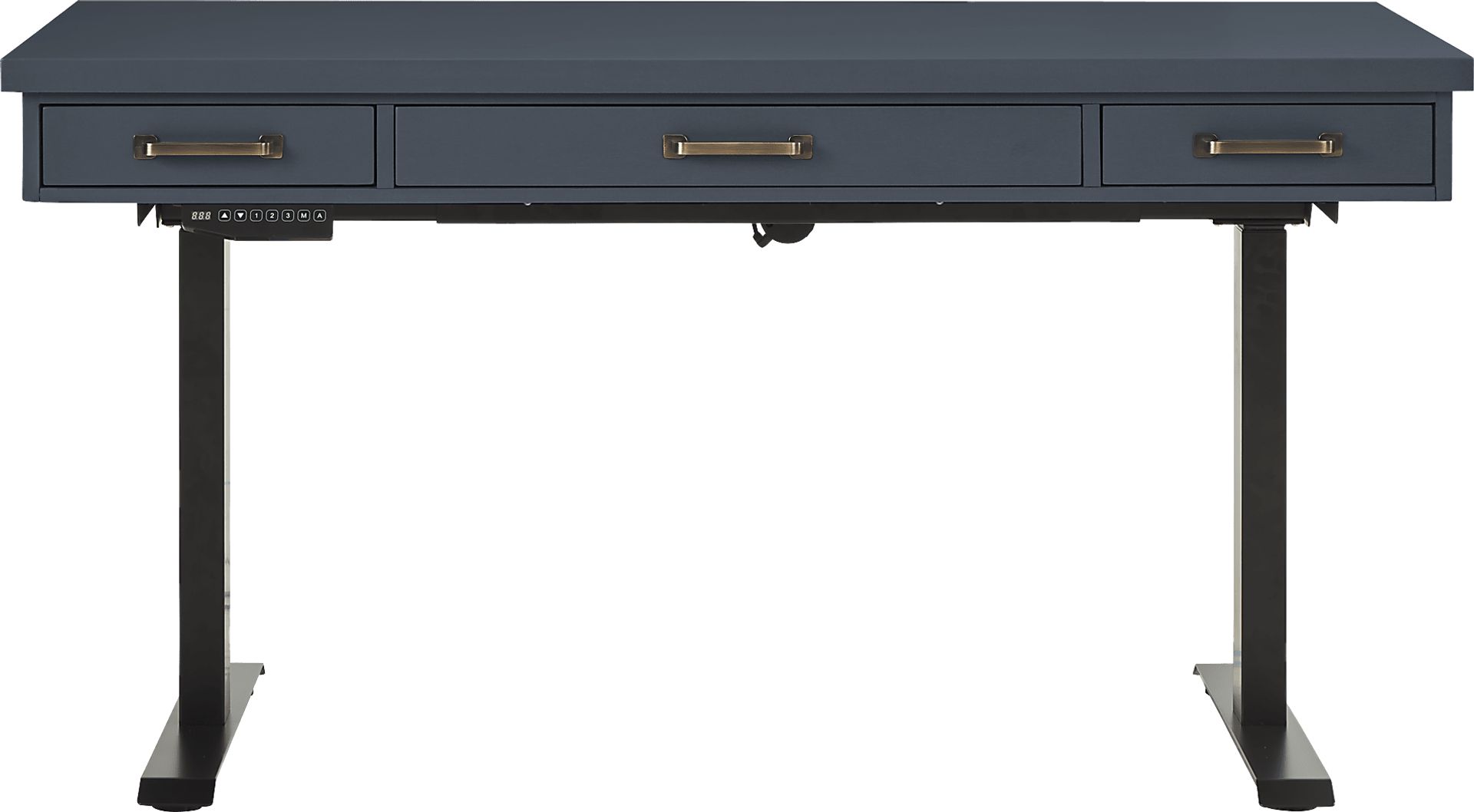 Planefield Blue 2 Pc Adjustable Desk - Image 1