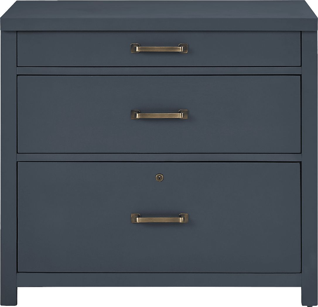 Planefield Blue File Cabinet