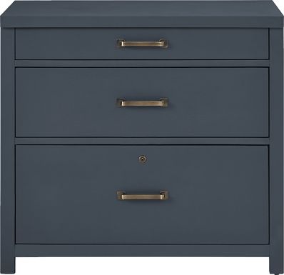 Planefield Blue File Cabinet