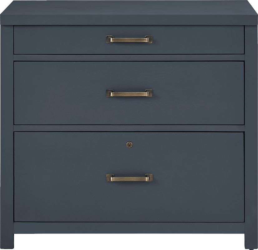 Planefield Blue File Cabinet