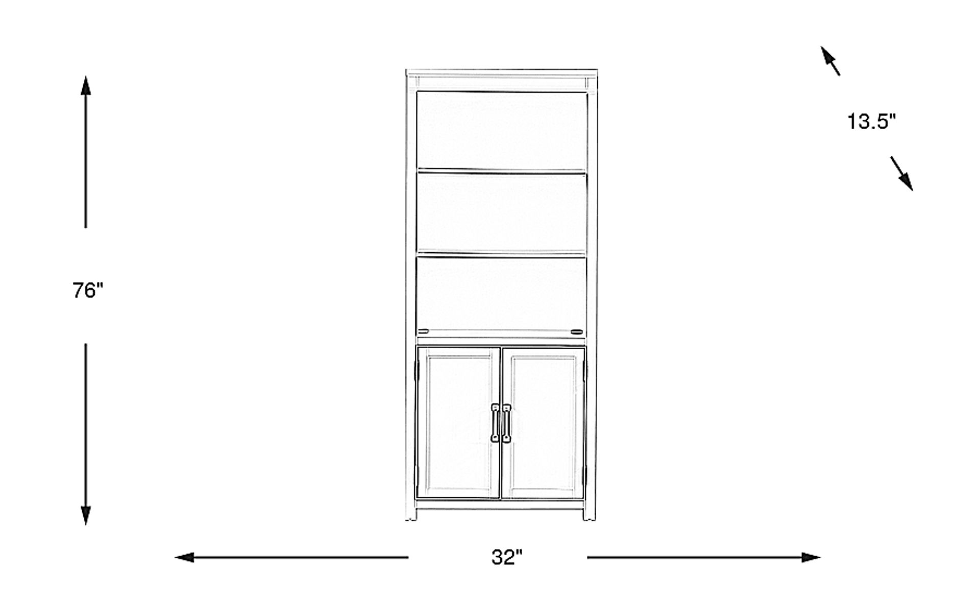 Dimension Image. Please refer to the Dimension Tab on this page for dimension details.