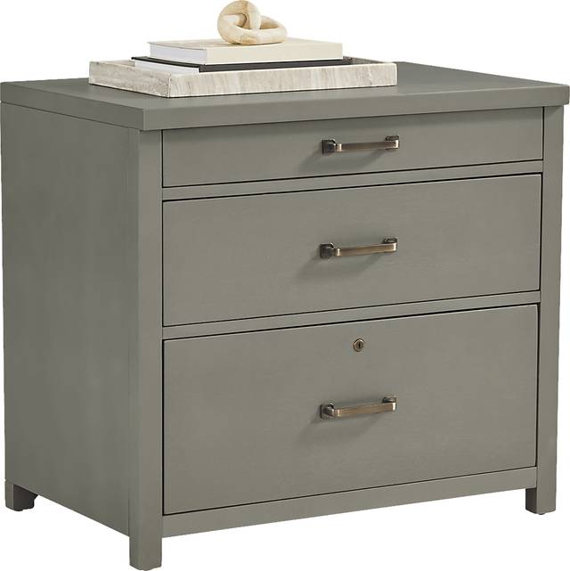 Planefield Gray File Cabinet - Thumbnail - Image 2