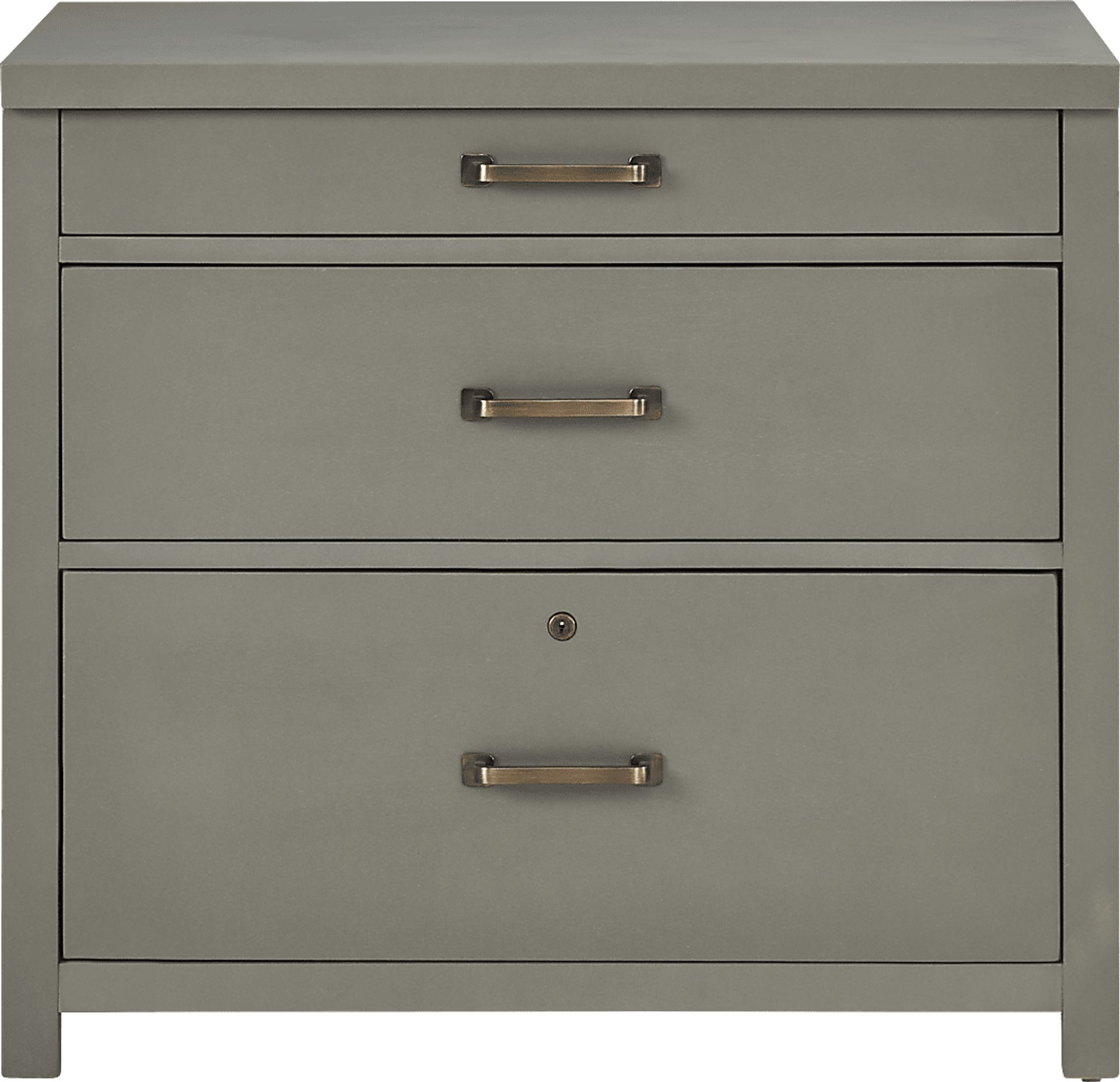 Planefield Gray File Cabinet - Image 1
