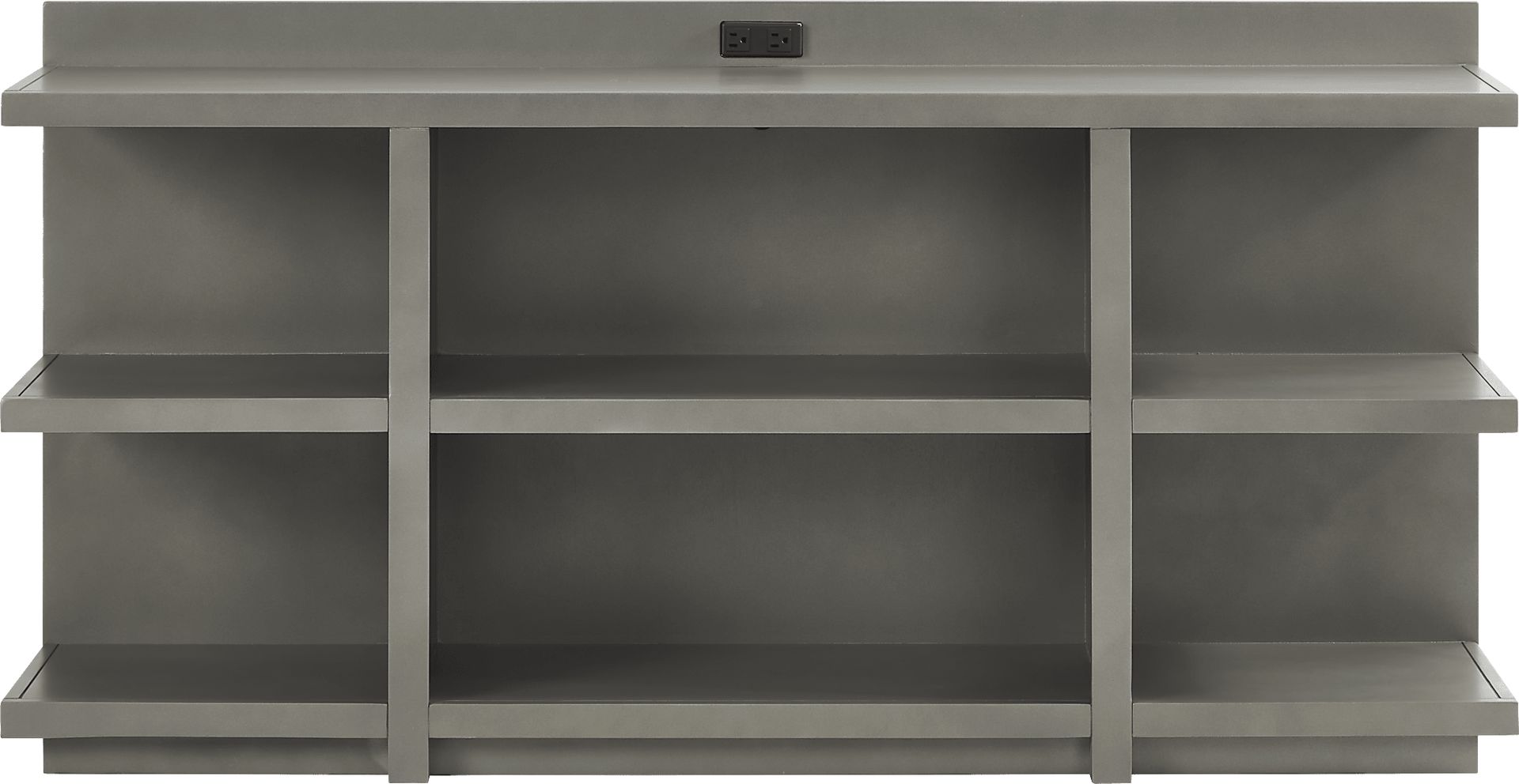 Planefield Gray Open Credenza - Image 1
