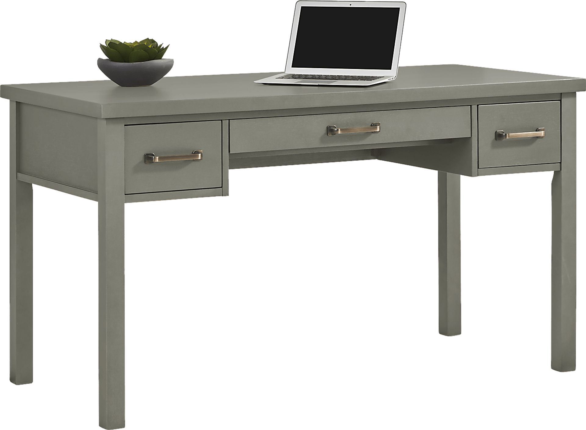 Planefield Gray Writing Desk - Image 2