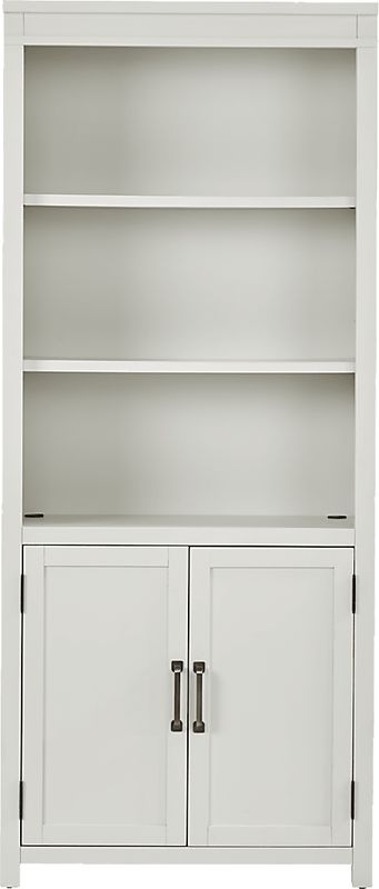 Planefield White Door Bookcase