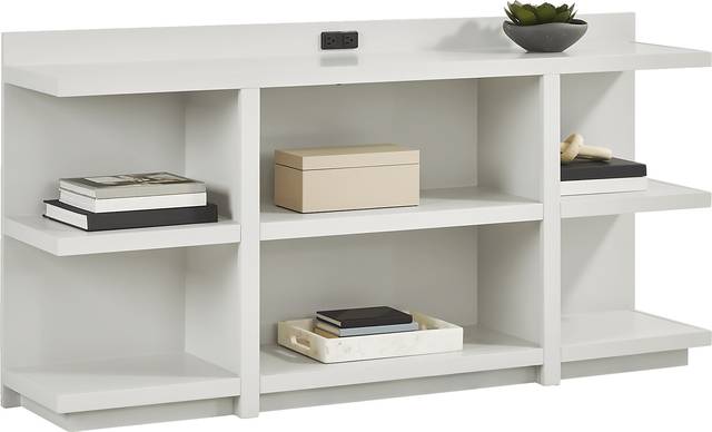 Planefield White Open Credenza - Thumbnail - Image 2