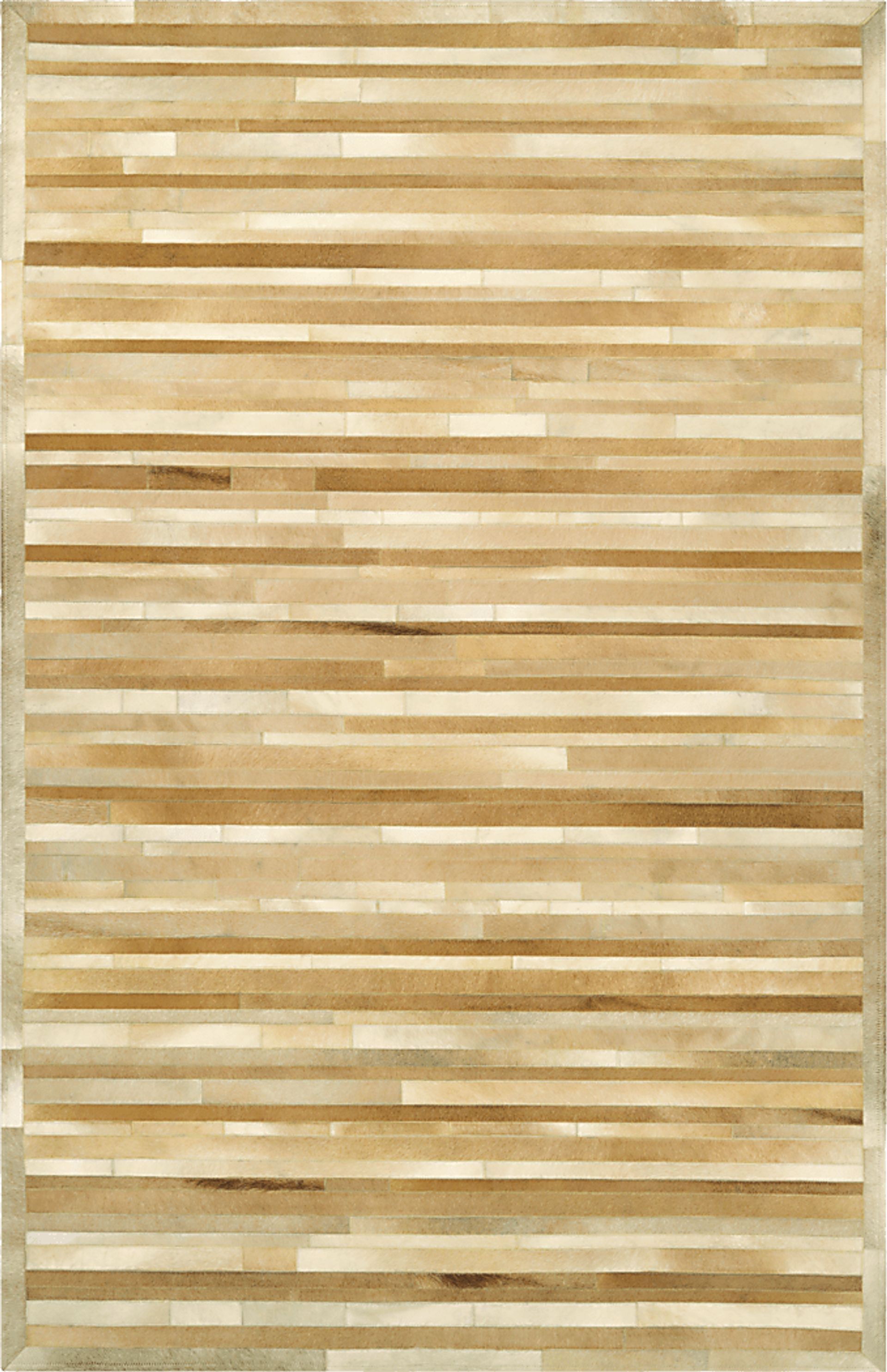 Plank Beige 8' x 11' Rug - Image 1