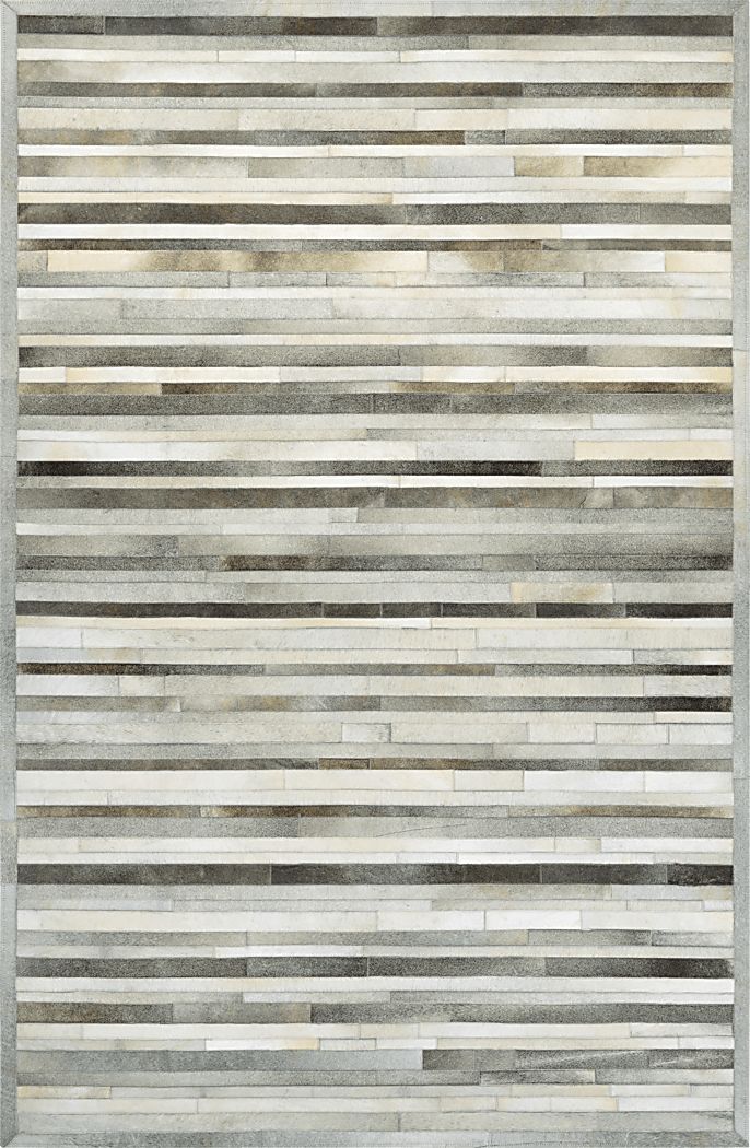 Plank Gray 5'6 x 8' Rug