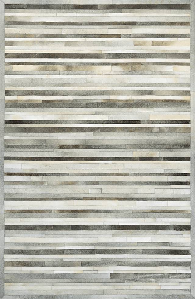 Plank Gray 5'6 x 8' Rug - Thumbnail - Image 1