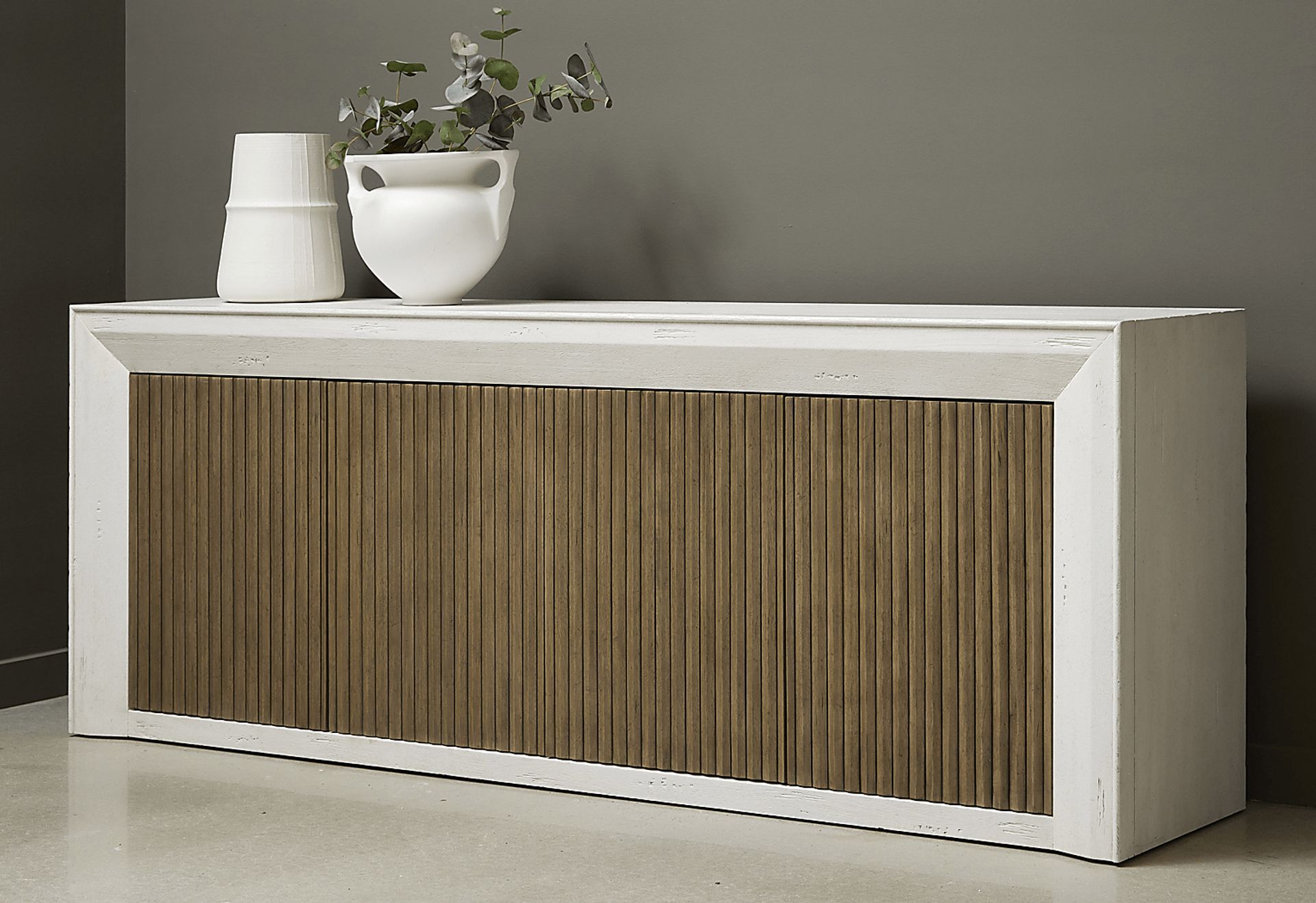 Plaquemine White 86 in. Console - Image 2