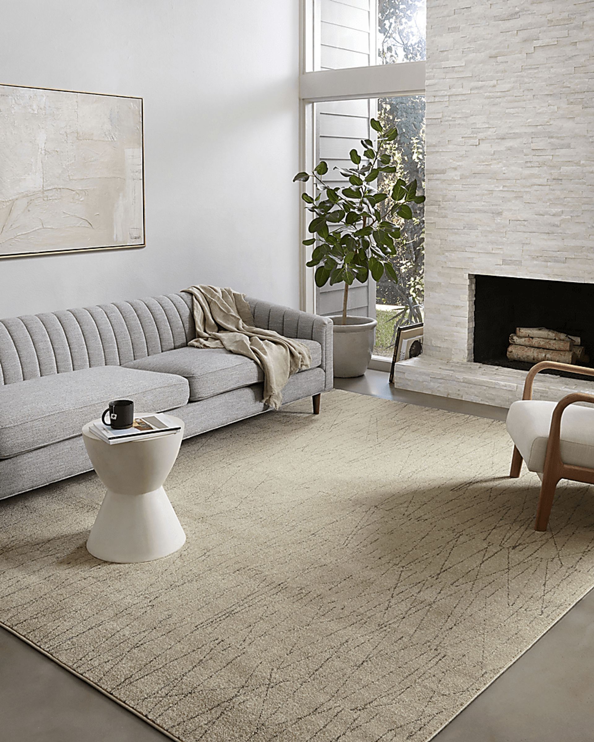 Platio Brown 6'7 x 9'7 Rug - Image 3