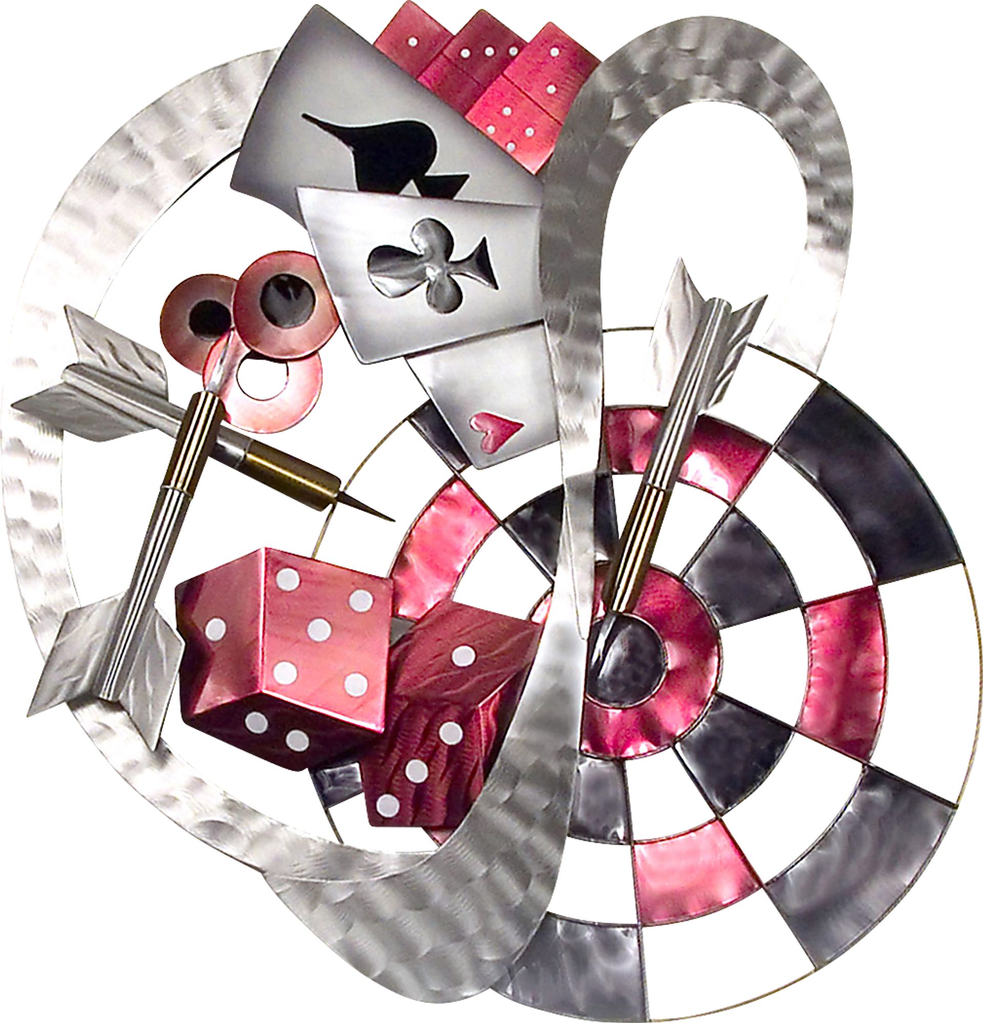 Play For Fun Pink Indoor/Outdoor Wall Art - Image 1
