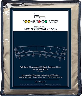 Pleasant Bay 4 Pc Patio Sectional Cover