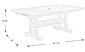 Pleasant Bay Teak Rectangle Extension Outdoor Dining Table