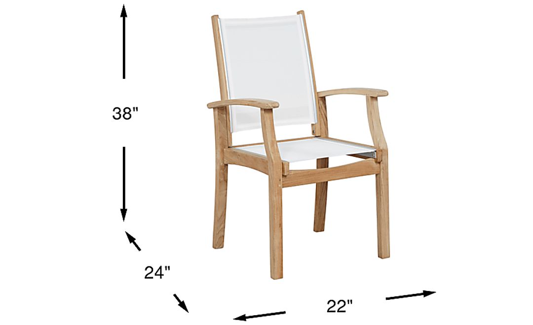 Pleasant Bay Teak Outdoor Arm Chair