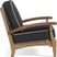 Pleasant Bay Teak Outdoor Chair with Charcoal Cushions