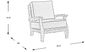 Pleasant Bay Teak Outdoor Chair with Pewter Cushions