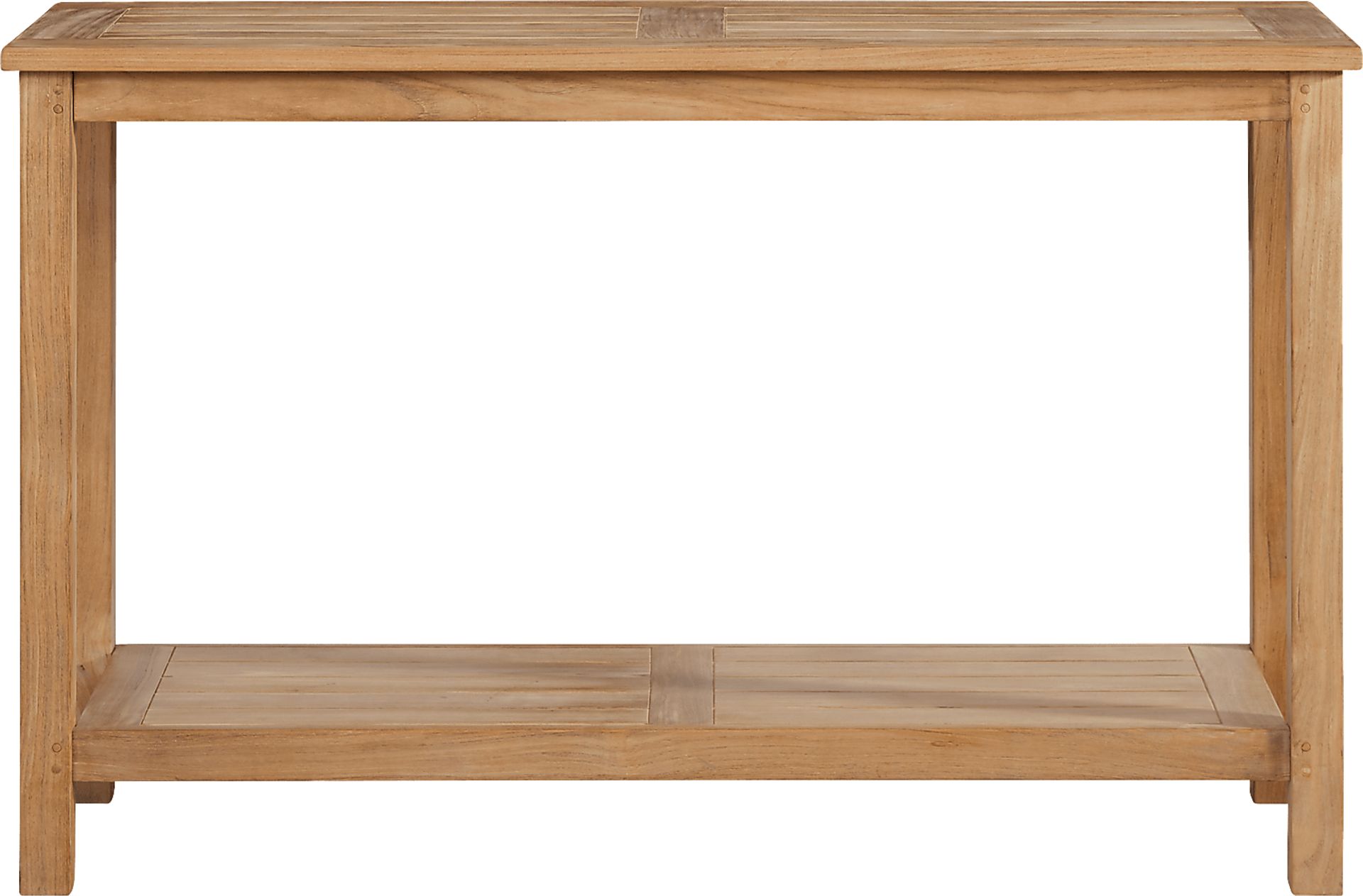 Pleasant Bay Teak Outdoor Console Table - Image 1