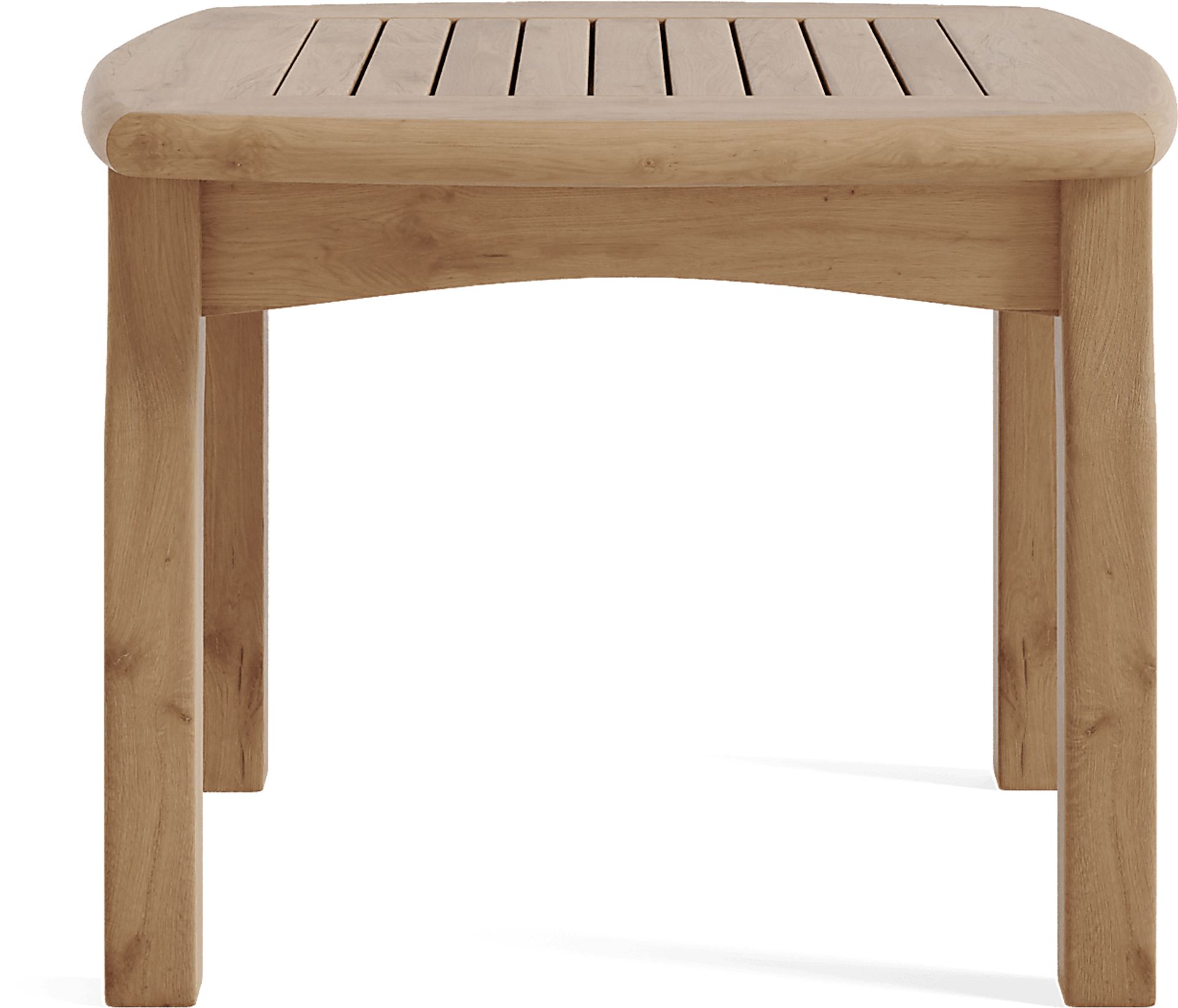 Pleasant Bay Teak 6 Pc Outdoor Seating Set with White Sand Cushions - Image 9