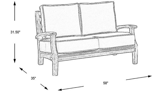 Dimension Image. Please refer to the Dimension Tab on this page for dimension details.