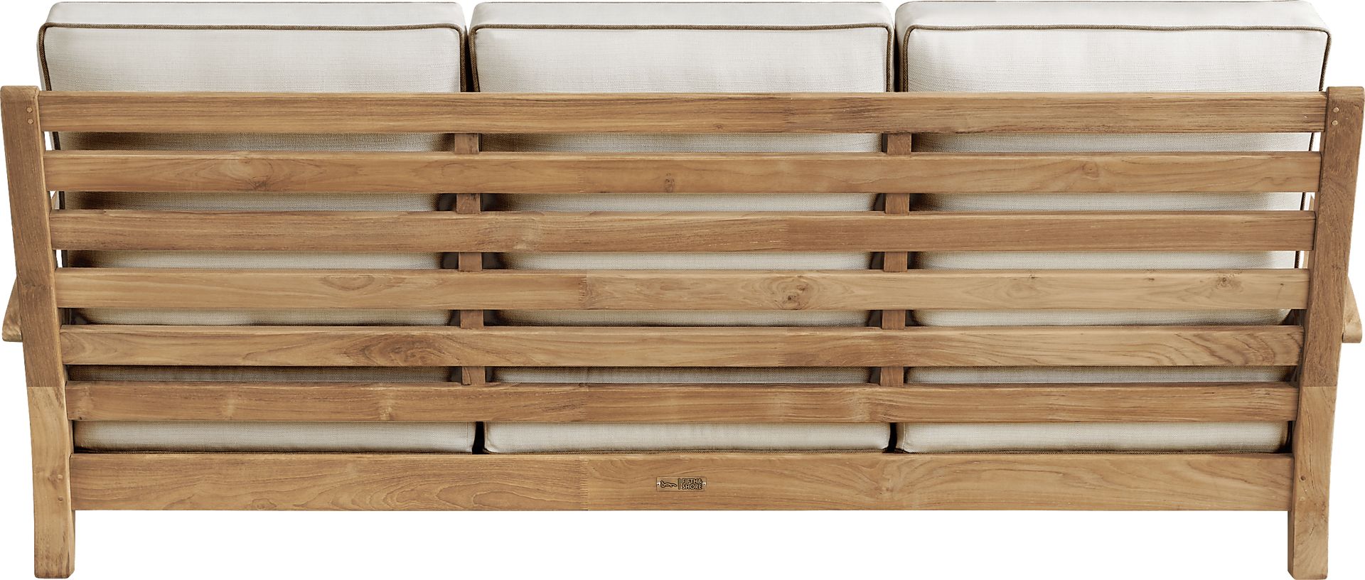 Pleasant Bay Teak 4 Pc Outdoor Seating Set with Vapor Cushions - Image 4