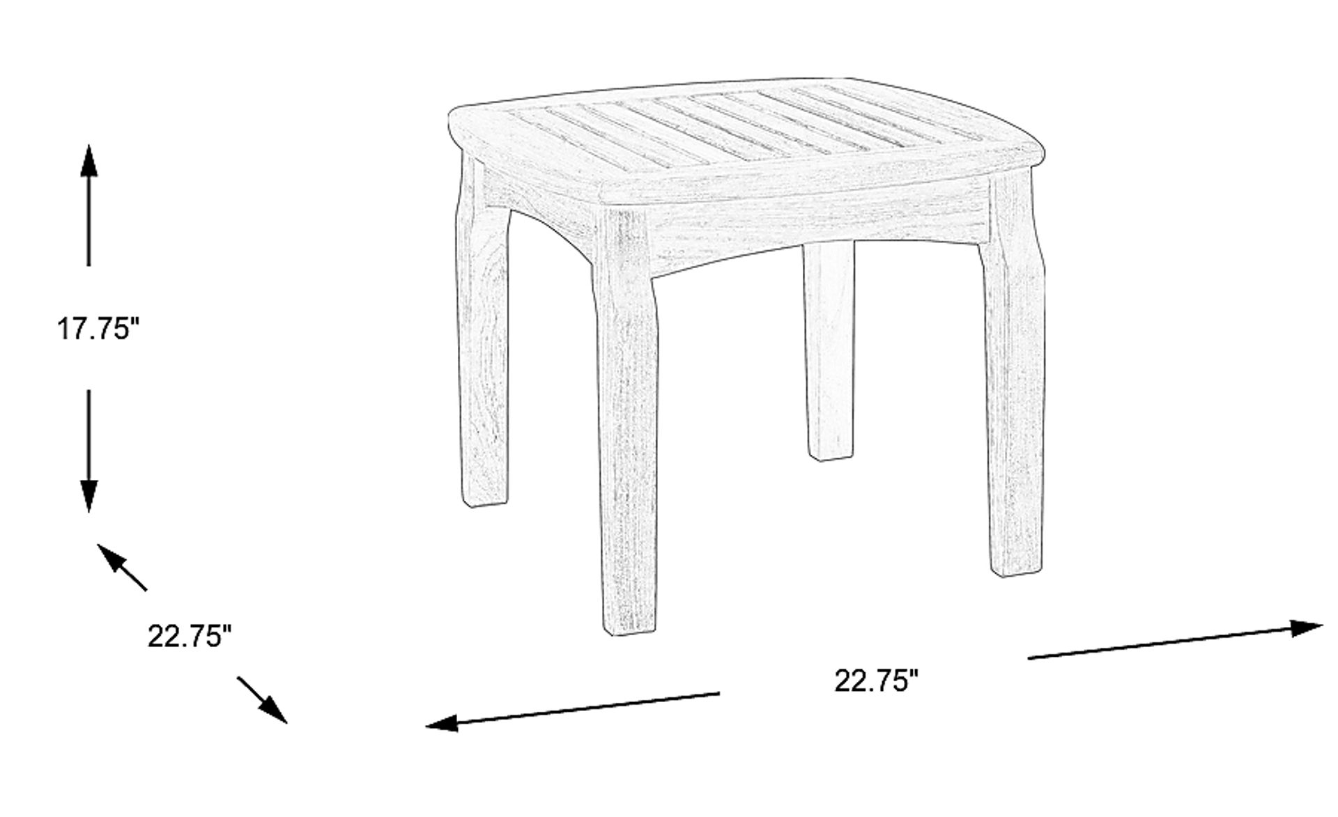 Dimension Image. Please refer to the Dimension Tab on this page for dimension details.
