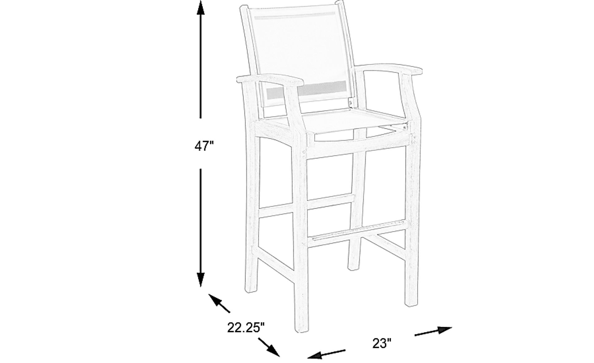 Dimension Image. Please refer to the Dimension Tab on this page for dimension details.