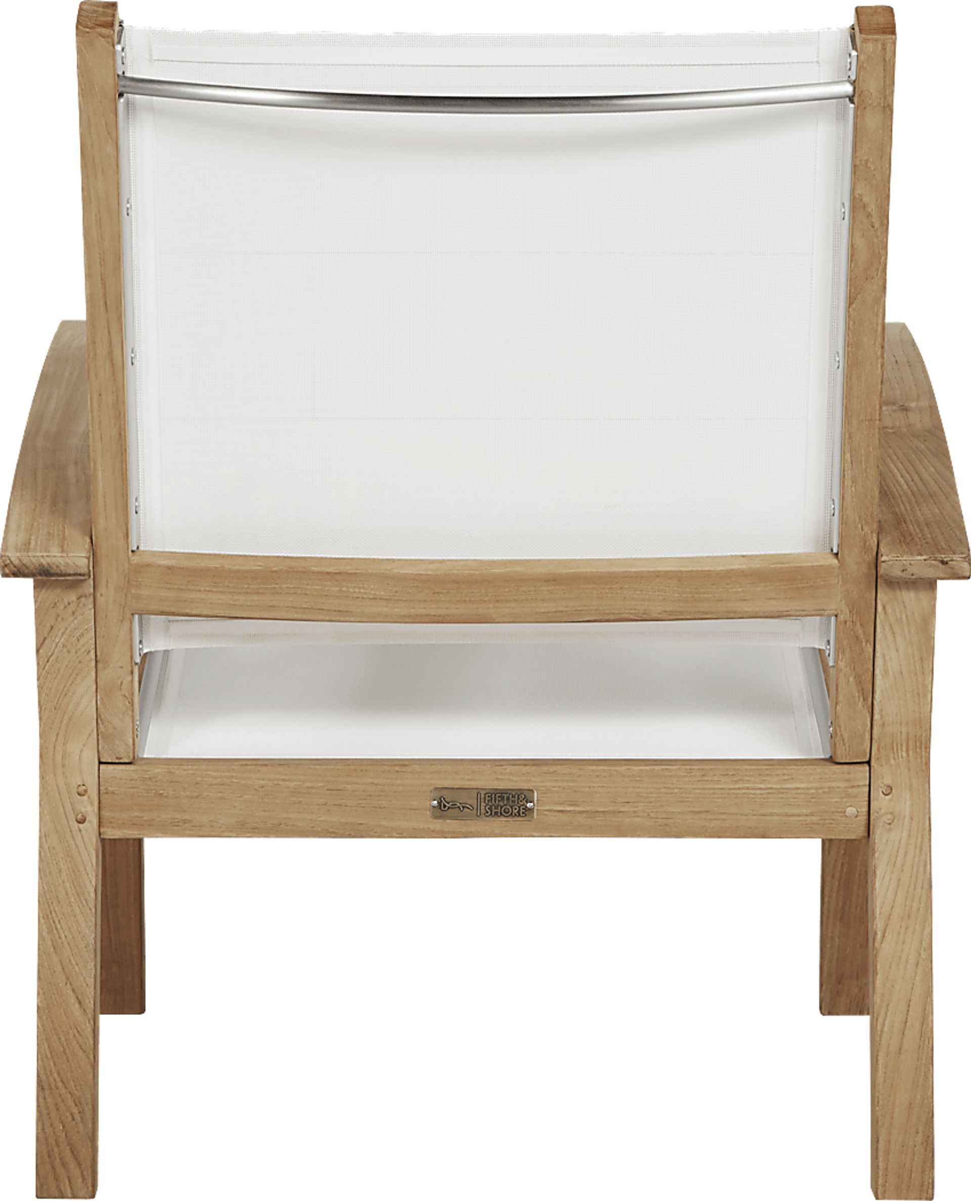 Pleasant Bay Teak Tan 5 Pc Outdoor Chat Seating Set - Image 4