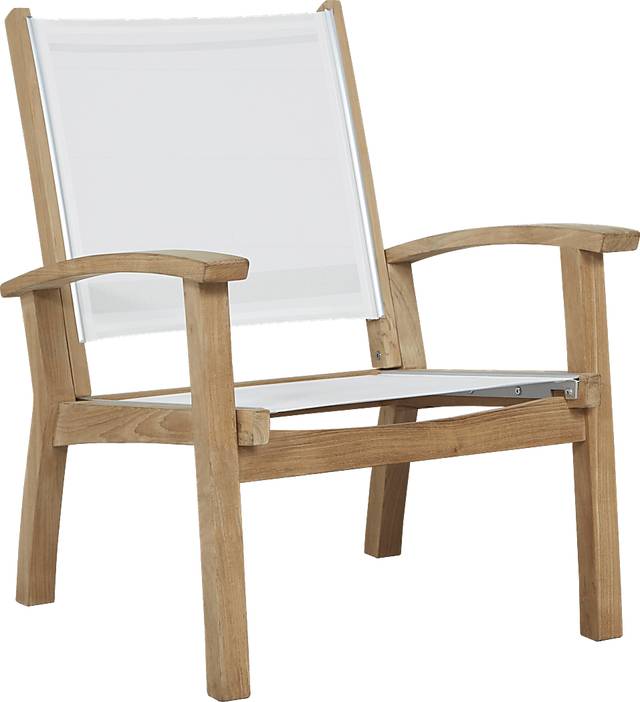 Pleasant Bay Teak Tan 5 Pc Outdoor Chat Seating Set - Thumbnail - Image 3