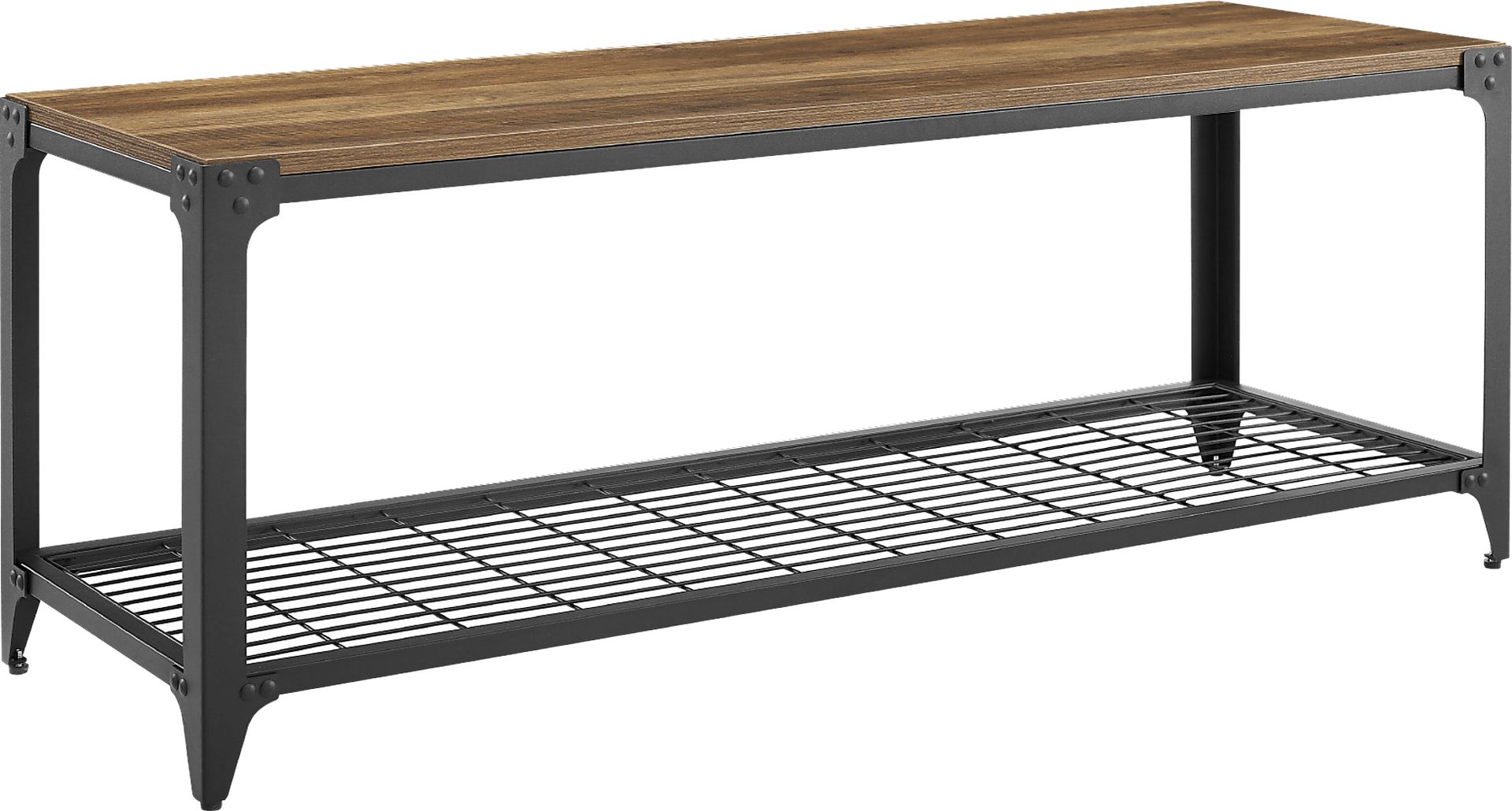 Plevana Brown Accent Bench - Image 1