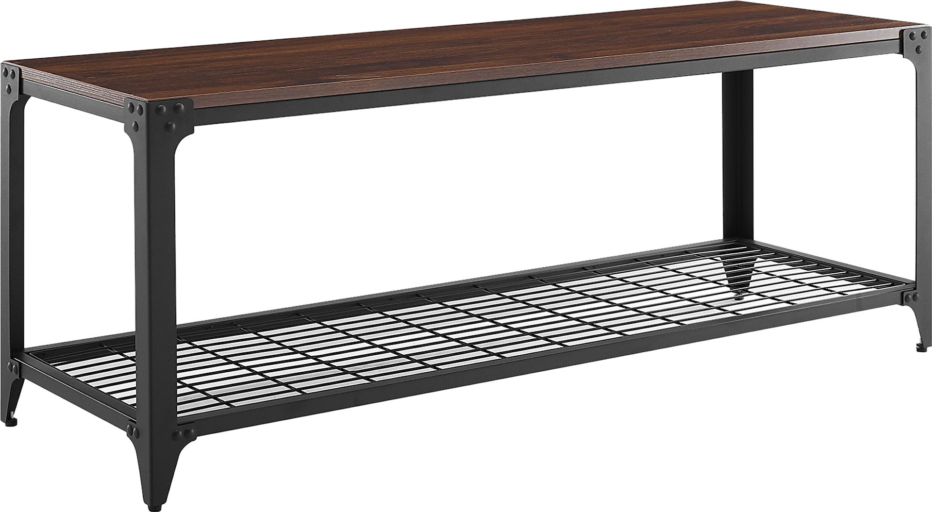 Plevana Walnut Accent Bench - Image 1