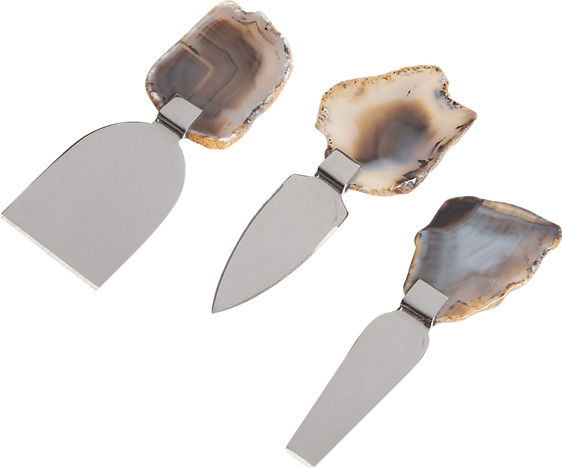 Plumbrook Gray Cheese Knife Set - Image 1