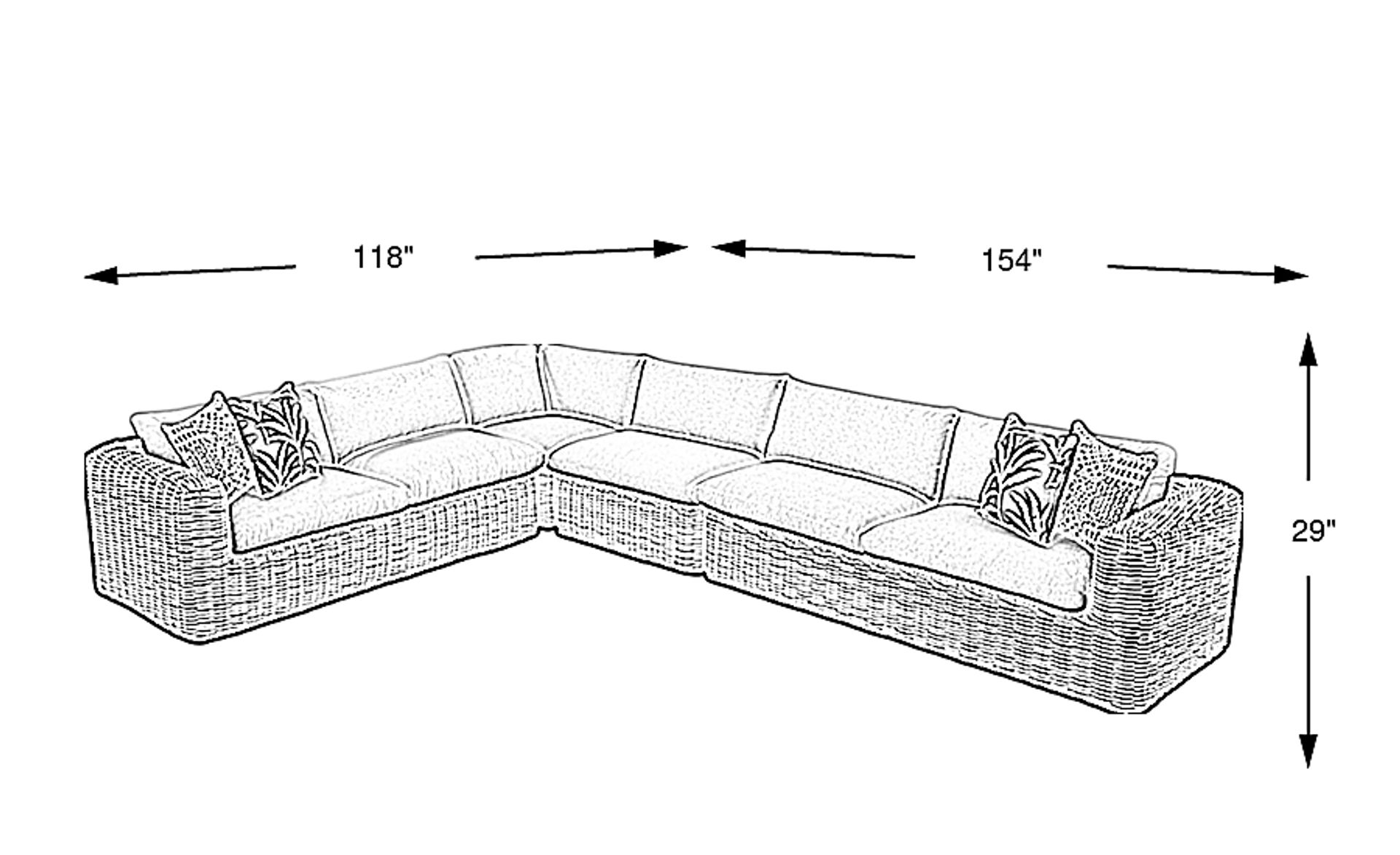 Dimension Image. Please refer to the Dimension Tab on this page for dimension details.