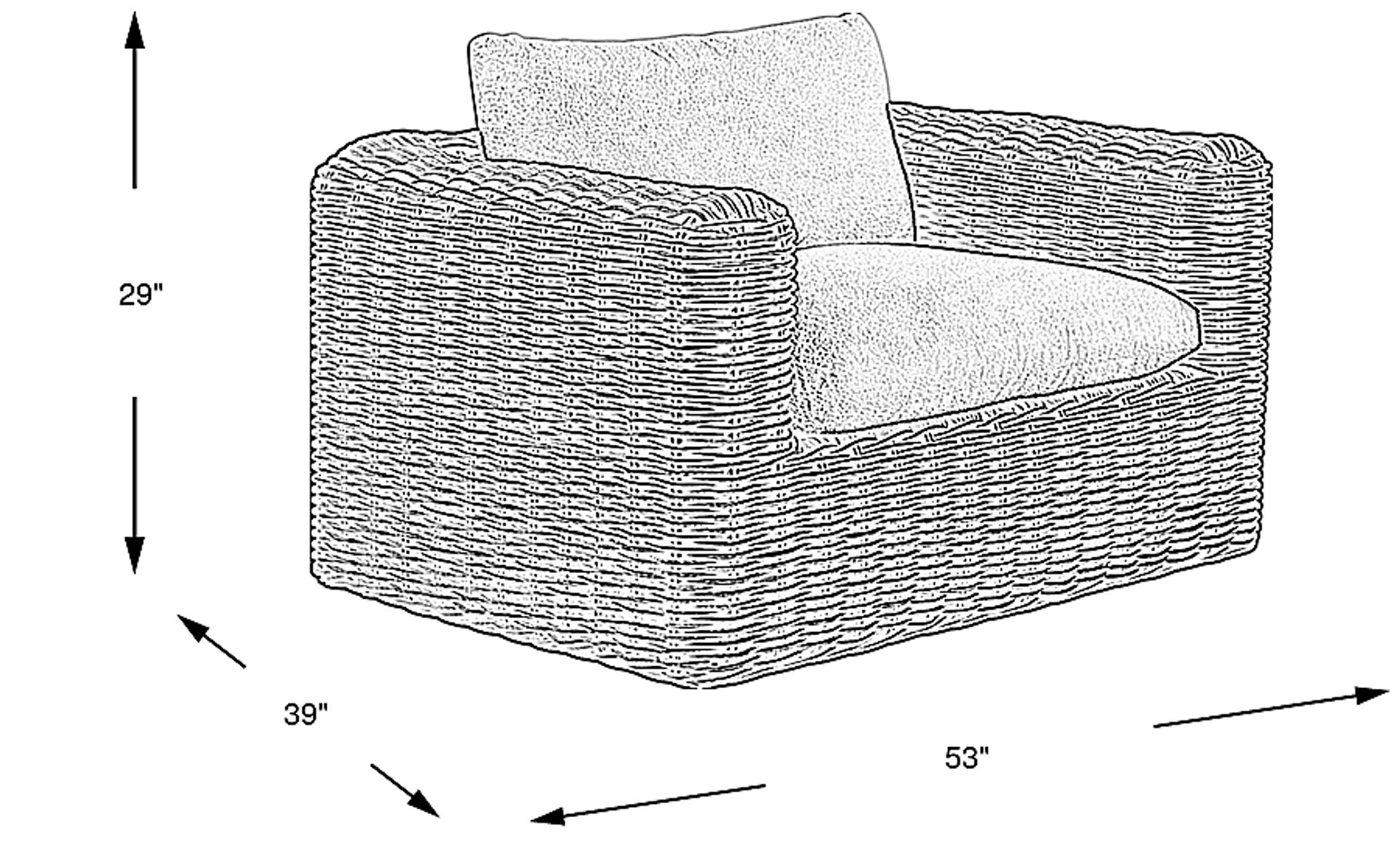Dimension Image. Please refer to the Dimension Tab on this page for dimension details.