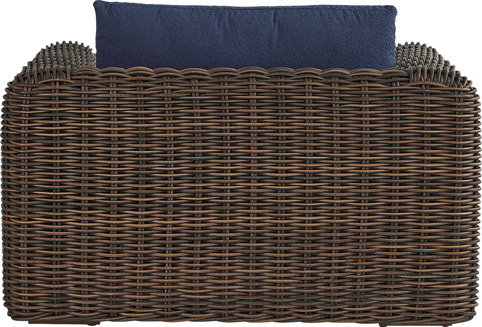 Plume Brown Outdoor Club Chair - Thumbnail 3